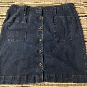 Loft size 20 denim skirt